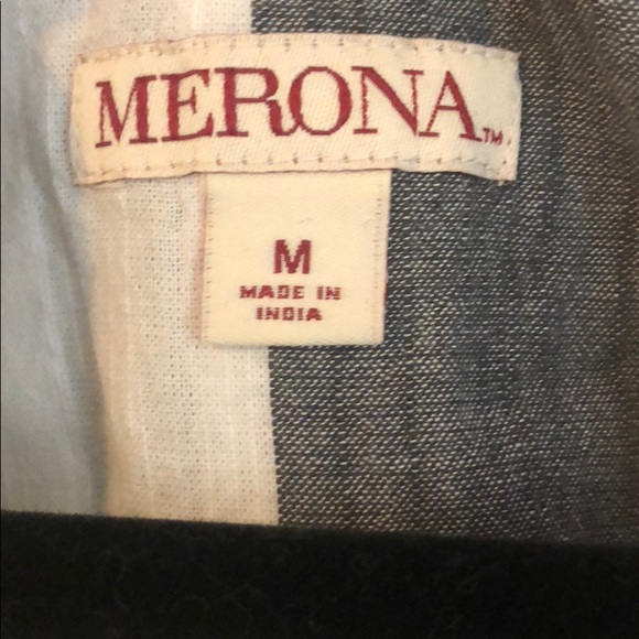 Striped shirt. Size M. Worn once. - Picture 2 of 2